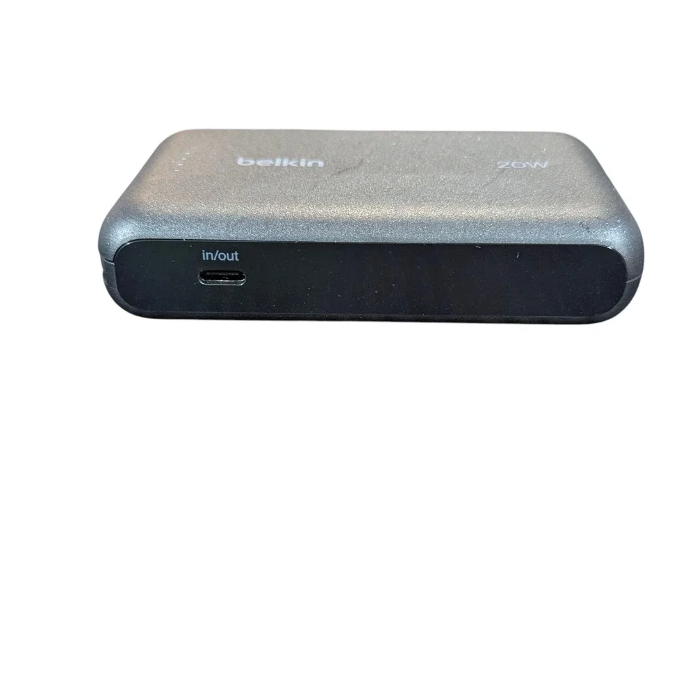Aa2U Belkin BoostCharge‎ Power Bank 10K Wth Integrated USB-C Cable BPB021 Black